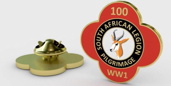 SA Legion WW1 Centenary pin